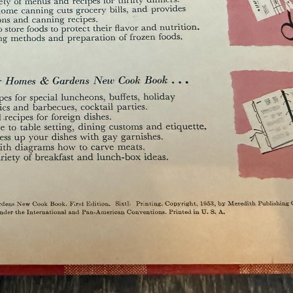 Better Homes and Gardens New Cook Book - 1953 - Picture 12 of 12